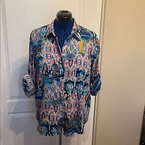 Jones New York Multicolor Sport Shirt